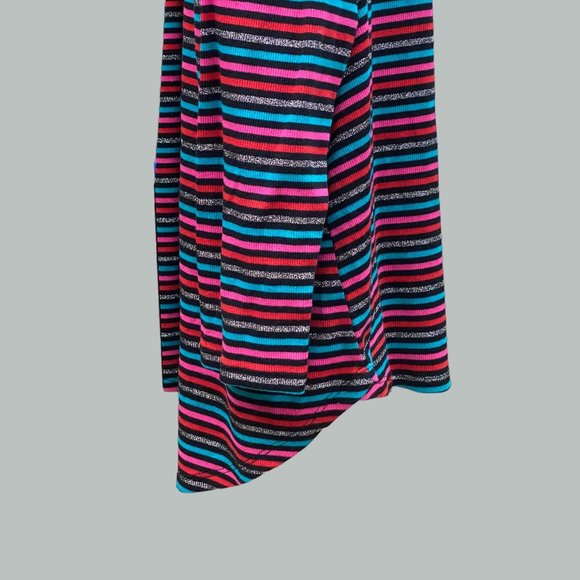 Lane Bryant Multicolored Striped V Neck Long Sleeve T-Shirt Top Size 22/24 - Picture 5 of 9